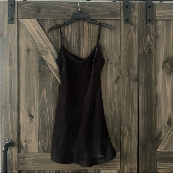 Cotton Candy LA Black Slip Dress - Picture 4 of 4